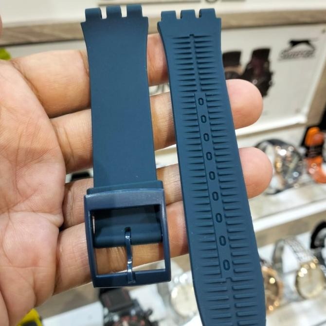 Grosir Strap Tali Jam Swatch 19Mm Original Oem Rubber Strap Swatch Silicone