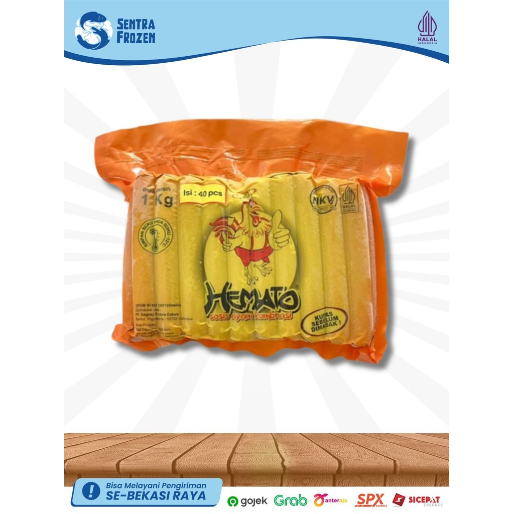 

HEMATO SOSIS AYAM 40s 1KG ( 10 )