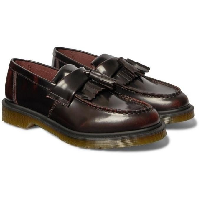 Promo Dr Martens Adrian Loafer Tassel Red Cherry Arcadia (Burgundy)