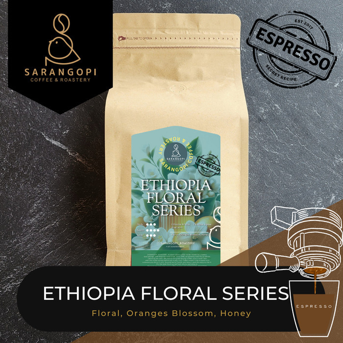 

New Ethiopia Floral Series Blend Sarangopi Roastery - Espresso Blend Best Seller