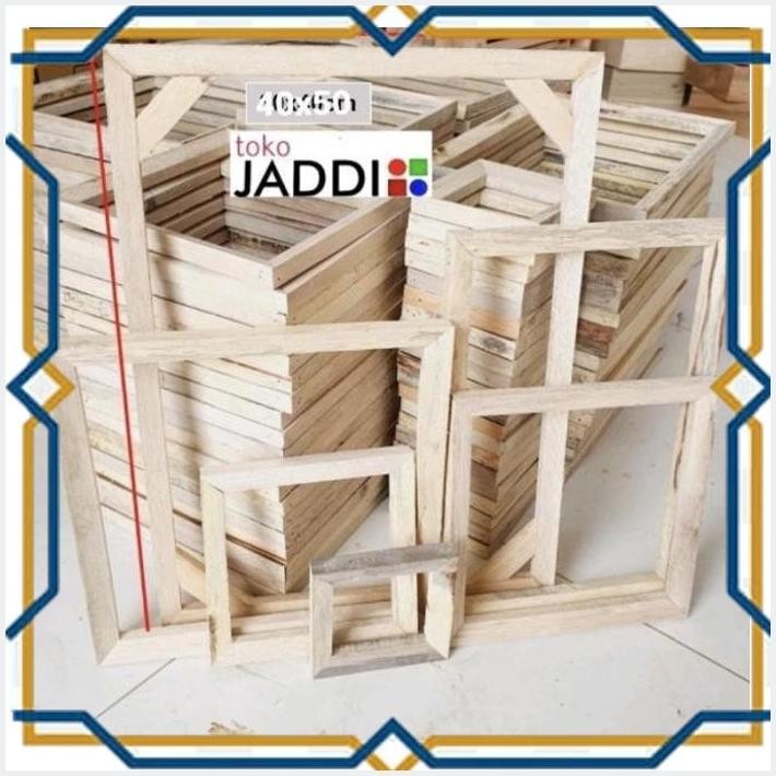 

[TJD] SPANRAM KANVAS 40X50 CM BINGKAI FRAME KAYU RANGKA DALAM CANVAS MELUKIS