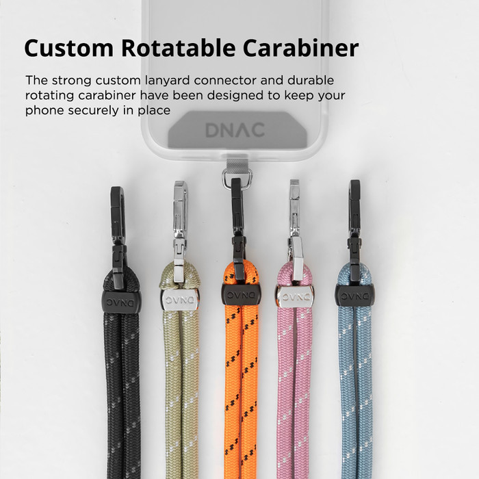 

DNAC CROSSBODY LANYARD SHOULDER STRAP TALI GANTUNGAN HP HANDPHONE - BLUE