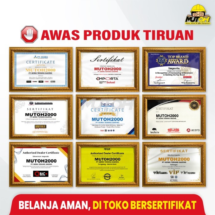 

LEMARI ARSIP BESI FILLING CABINET 2 PINTU SWING KOMBINASI PINTU AYUN MUTOH2000