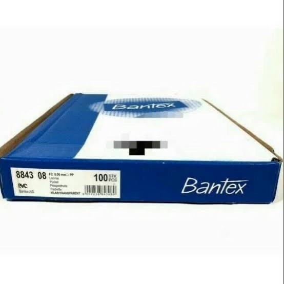 

PLASTIK PP POCKET FOLIO ISI 100 LEMBAR MERK BANTEX 8843 ( PAK )