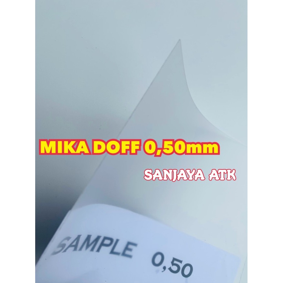 

TERMURAH!!! COVER MIKA DOFF FOLIO TEBAL 0,50MM ISI 100 LEMBAR