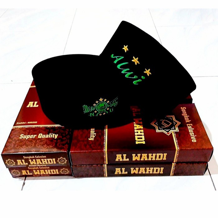 Peci Nu Custom Bordir Nama Peci Anak Songkok Nu Nama