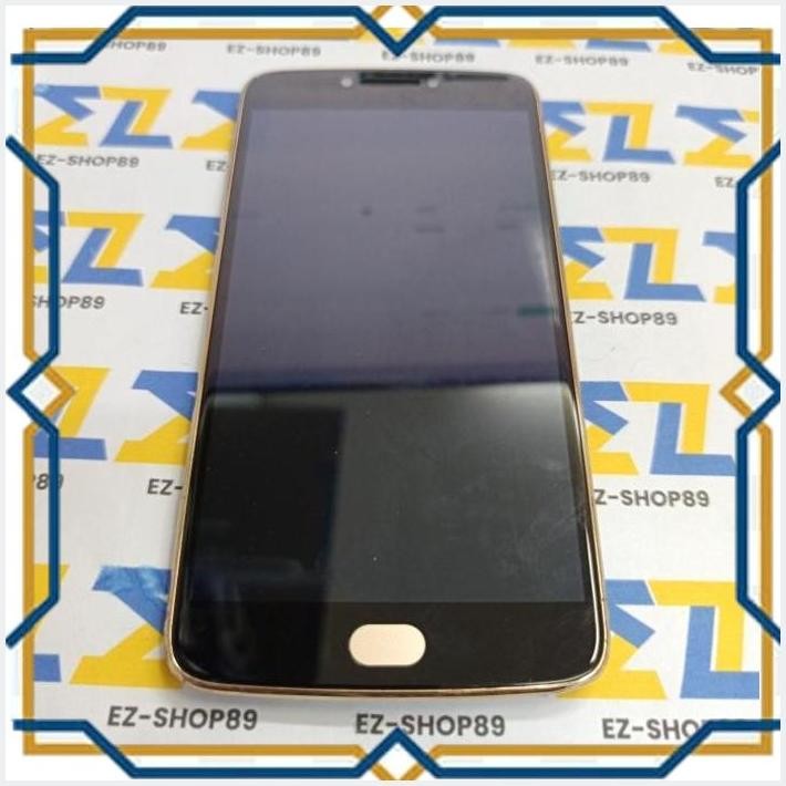 [ezs] lcd full assy motorola e4 plus xt1770 black ori copotan