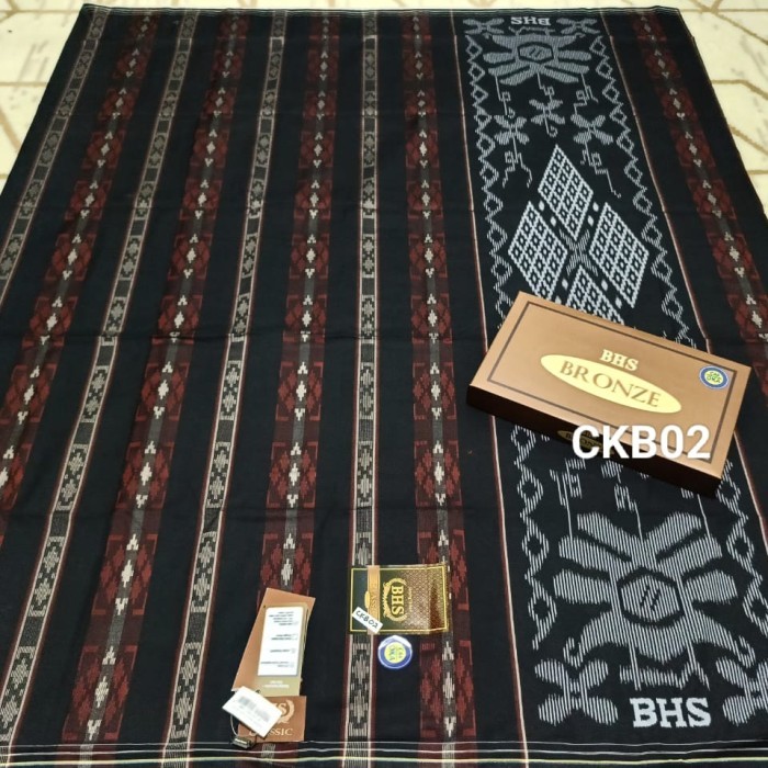 sarung bhs classic kawung dobby bronze