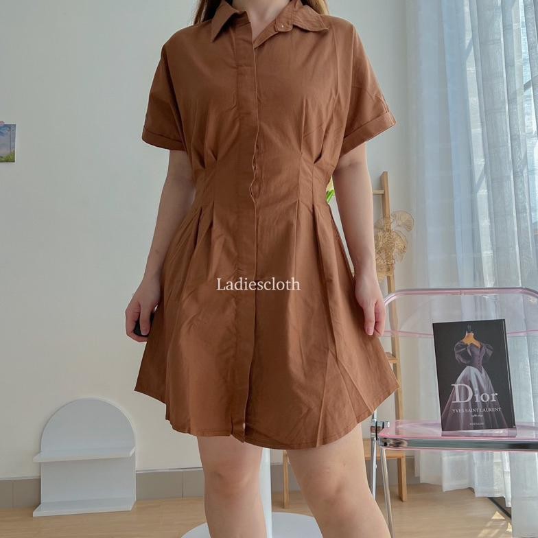 Sachi Dress / Dress Wanita / Pakaian Wanita Shirt Dress / Corset Dress / Kemeja Panjang / Terusan Wa