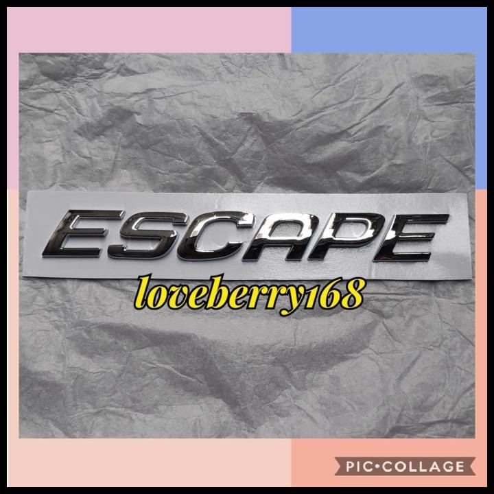 Emblem Tulisan Escape Super Copy Untuk Ford Escape 2000-2010