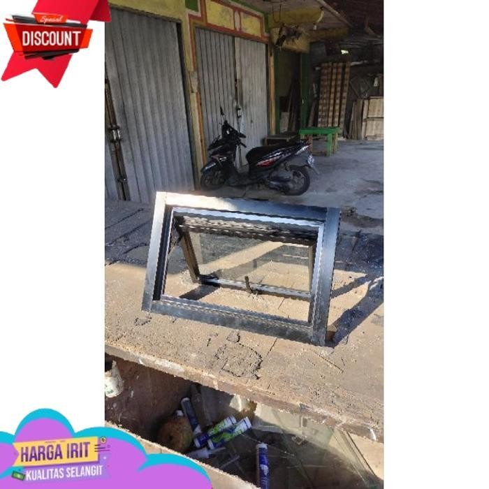 TRENDING JENDELA CASMENT 40X60 .ALUMINIUM.VENTILASI.BOVEN.BOUVENLIGHT.BOUVEN.CASMENT.JUNGKIT.FREE PA
