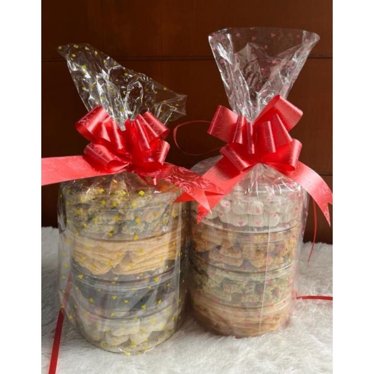 

AURORAE PAKET HAMPERS KUE KERING HOMEMADE / KUE LEBARAN/KUE KERING ISI 4 TOPLES/HAMPERS KUE KERING