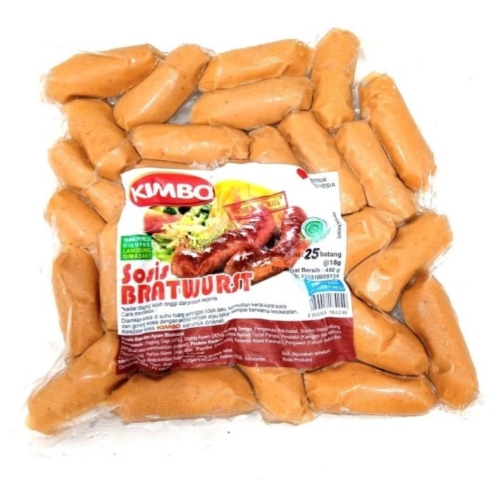 

KIMBO SOSIS COCTAIL AYAM ISI 25 500 GRAM