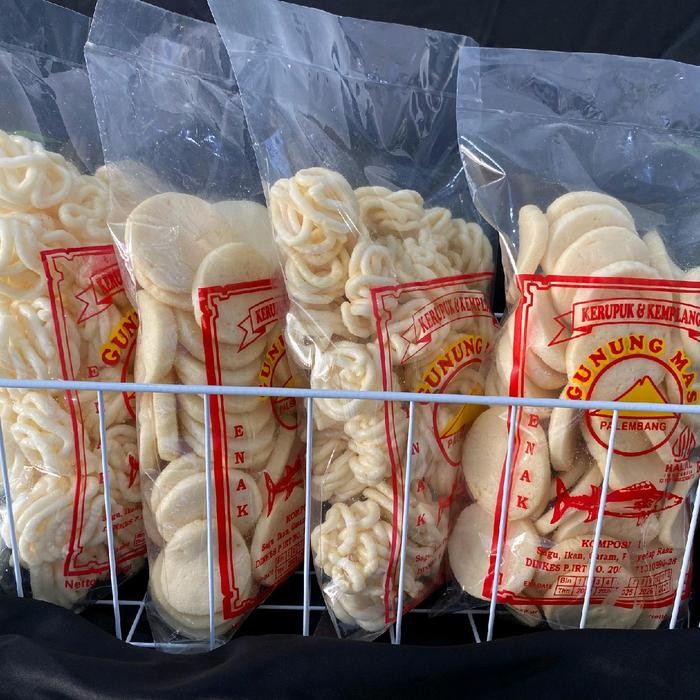 

New PAKET CEMILAN LEZAT KERUPUK 2 SANGGUL MINI 2 KEMPLANG KANCING FOOD Ready