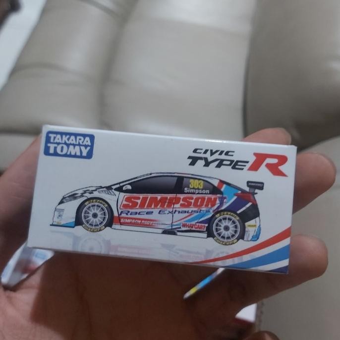 Tomica Honda Civic Type R Toys Club Custom Simpson Race Exhausts