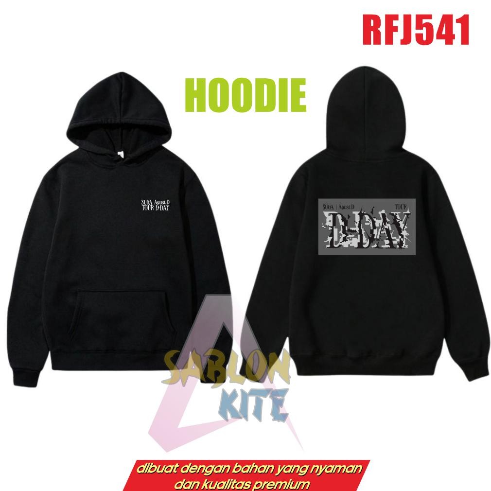 Gratis Fotocard Jaket Hoodie Agust D Suga Tour Kotak Rfj541
