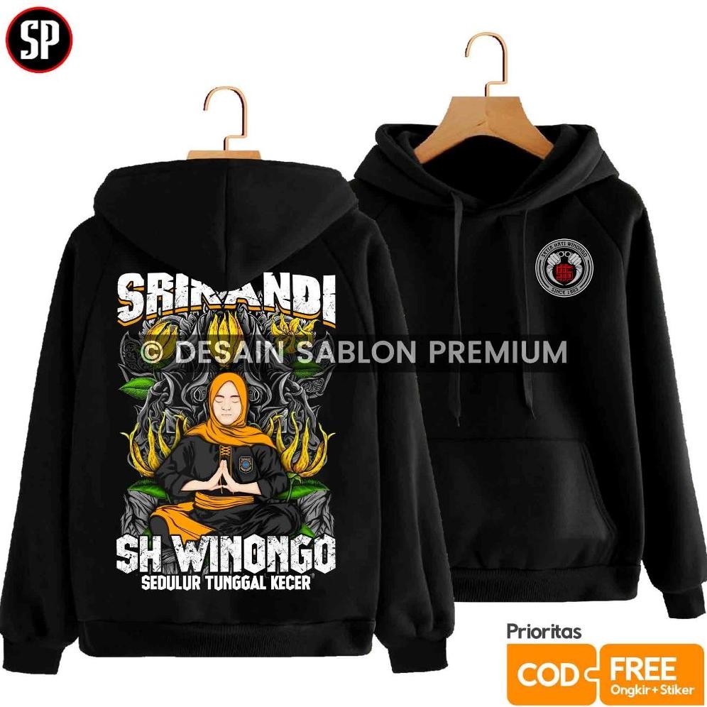 Jaket Hoodie Srikandi Sh Winongo Terbaru / Free Stiker - Kaos S Winongo Stk Madiun