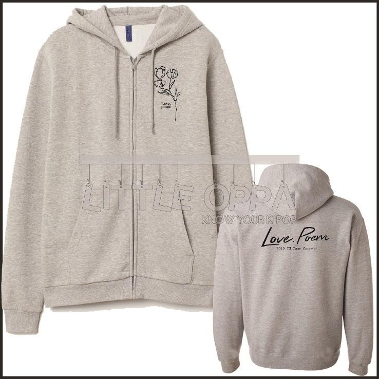 Zipper Jacket Iu Love Poem 2019 Iu Tour Concert Hoodie