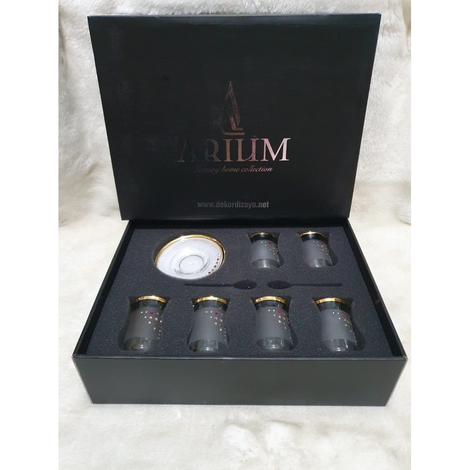 TERLARIS Gelas Turki Gelas Teh Turki Premium Cay Bardak Turki