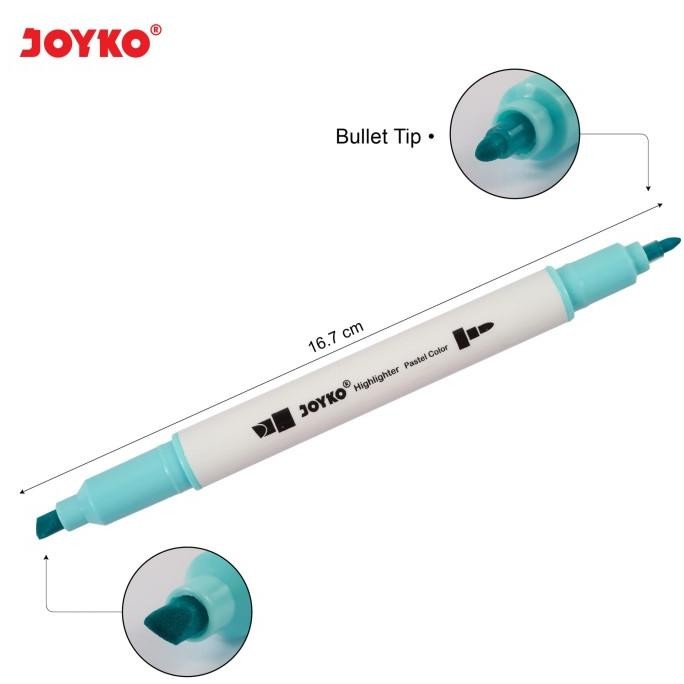 

Highlighter Penanda Joyko HL-54 1 Set 6 Pcs 6 Warna