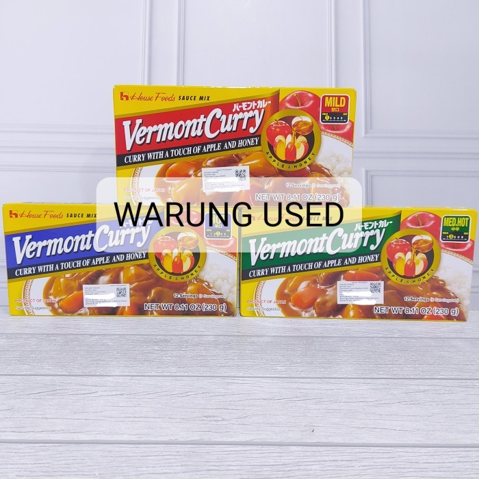 

Sale House Vermont Curry Mild , Medium , Hot Bumbu Curry Jepang 230Gr