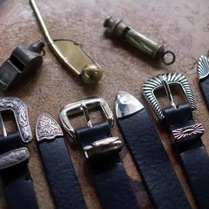 Siege leather - belt- western series - ikat pinggang - sabuk kulit