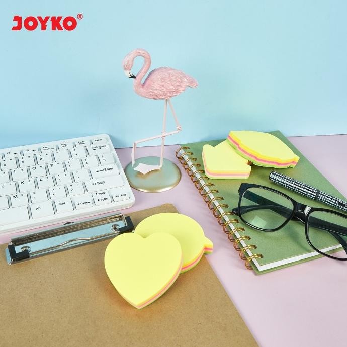 

Memo Stick Kertas Memo Tempel Sticky Note Joyko MMS-5 ~ 8 Berbentuk