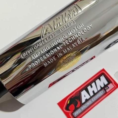 KNALPOT AHM SATRIA 2 TAK SATRIA HIU AHM ASLI MALAYSIA Terlaris