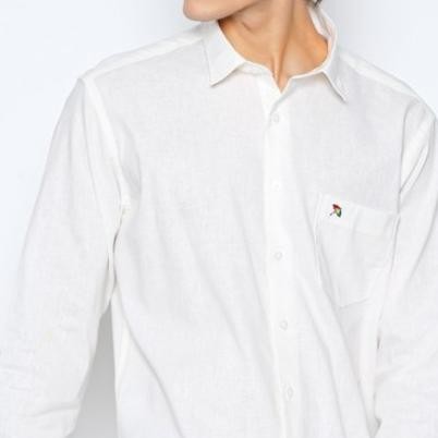 kemeja pria arnold palmer. white lengan panjang . reguler original Terlaris