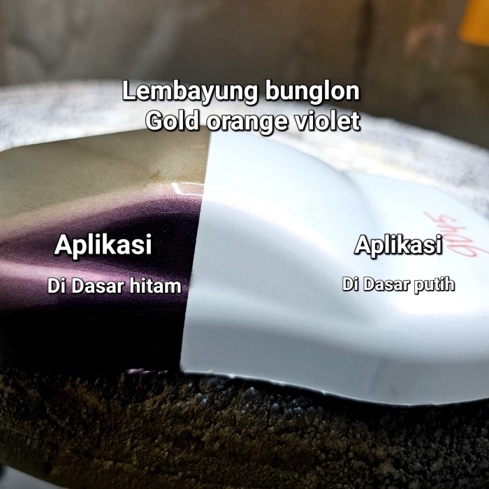 Cat Lembayung PU Bunglon 3warna 200ml/100ml Blue violet red gold green