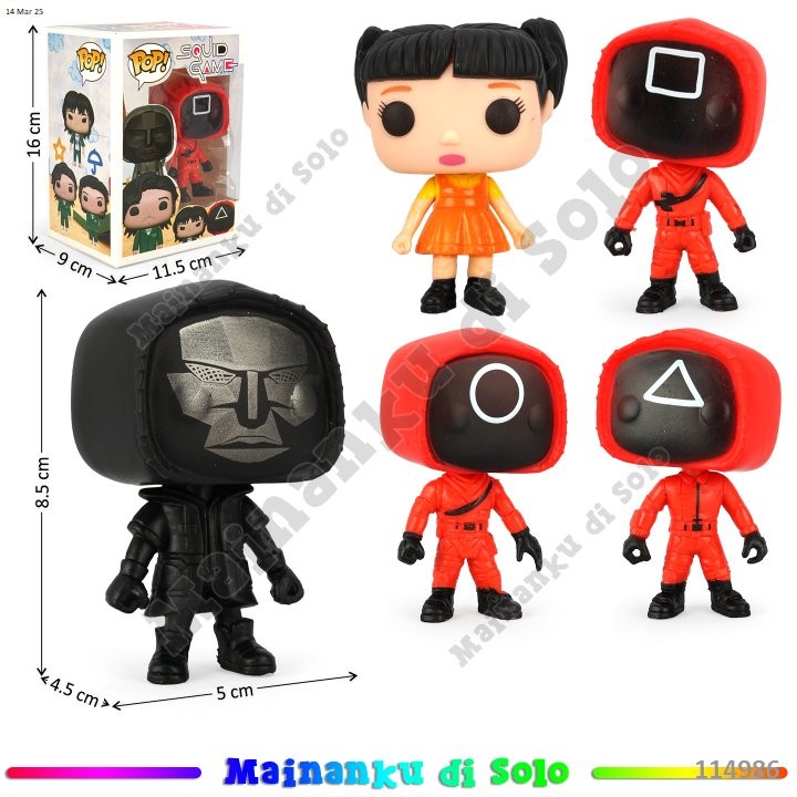 [Mainanku] Figure Squid Game Pop Squid Game 1pcs