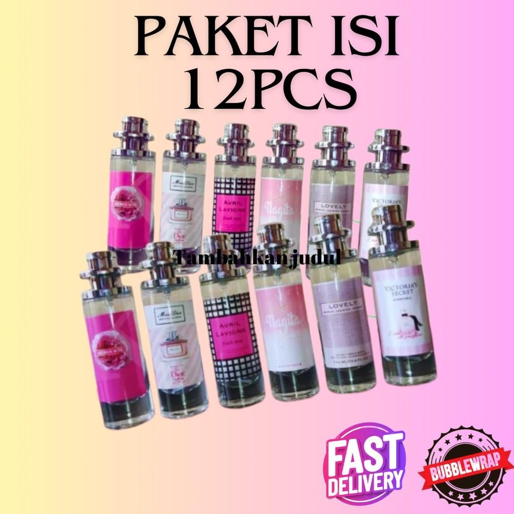 Viral Paket Usaha Isi 12Pcs Parfum Thailand 35ml Unisex / Paket Parfum Viral 30ml Berkualitas
