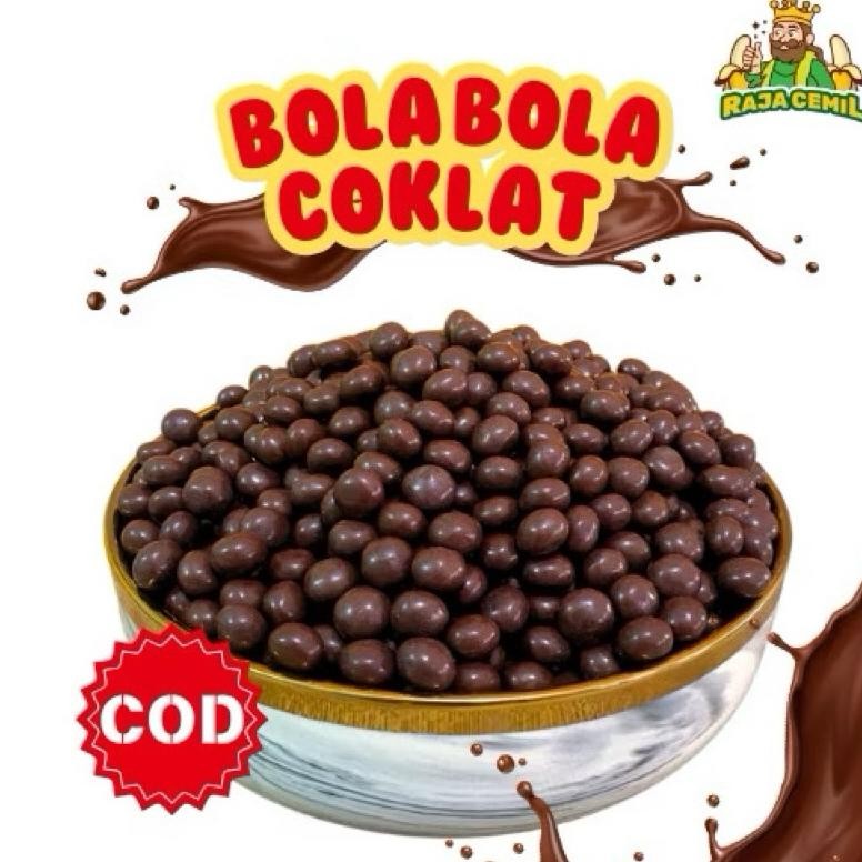 

gjk-25 (FREE DUS) B0LA BOLA COKLAT BISKUIT/ BISUKUIT BOLA COKLAT Hemat