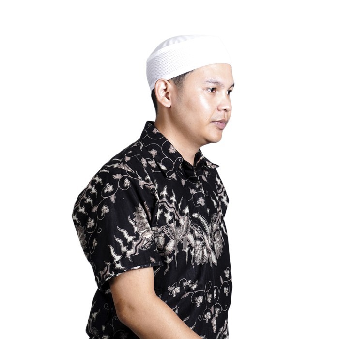 Peci Peci Kopiah Kopyah Premium Pria Dewasa Prodigo Sadau - Putih premium modern polos