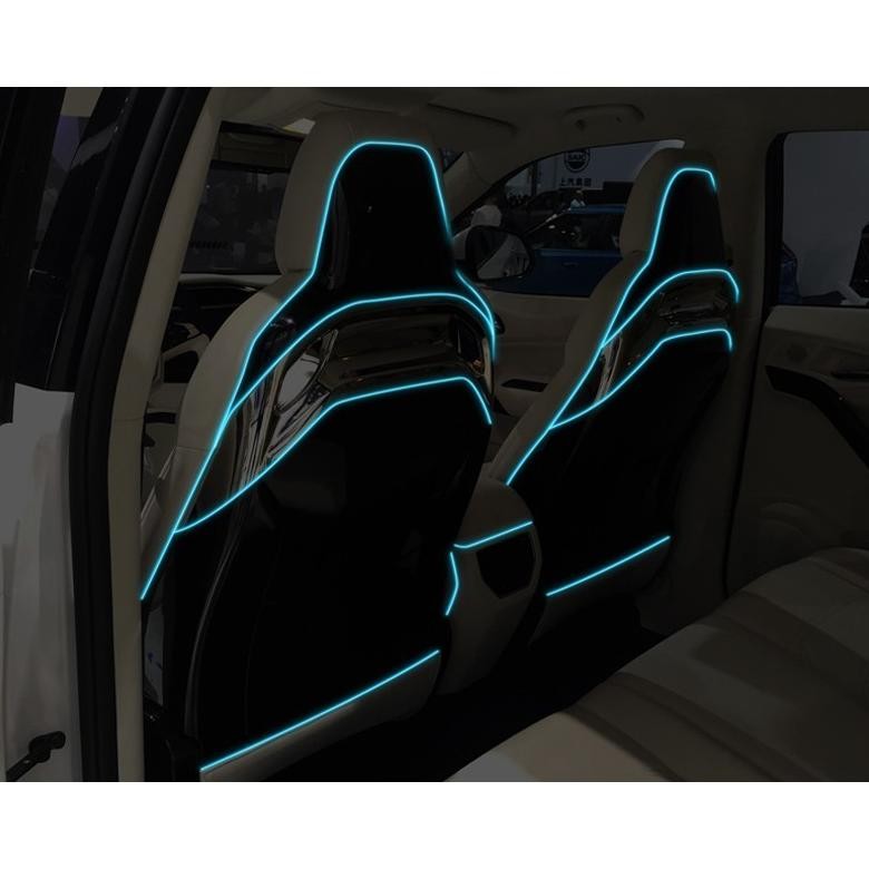 gs-56 Mobil Suasana Interior Lampu 5V Mobil Led Strip Fleksibel Cahaya Dingin Strip Lampu Dashboard 