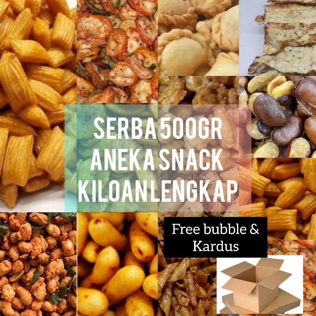 

dw-45 SS - Aneka Snack Serba 500 gr Setengah Kilogram/ Snack Kiloan / Keripik Kaca / Makaroni / Basreng Murah