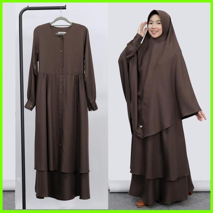 Gamis Formal Kasual Harian Syari - Gamis Ayra - Outfit Muslimah By Hijab Hayuri Terbaik