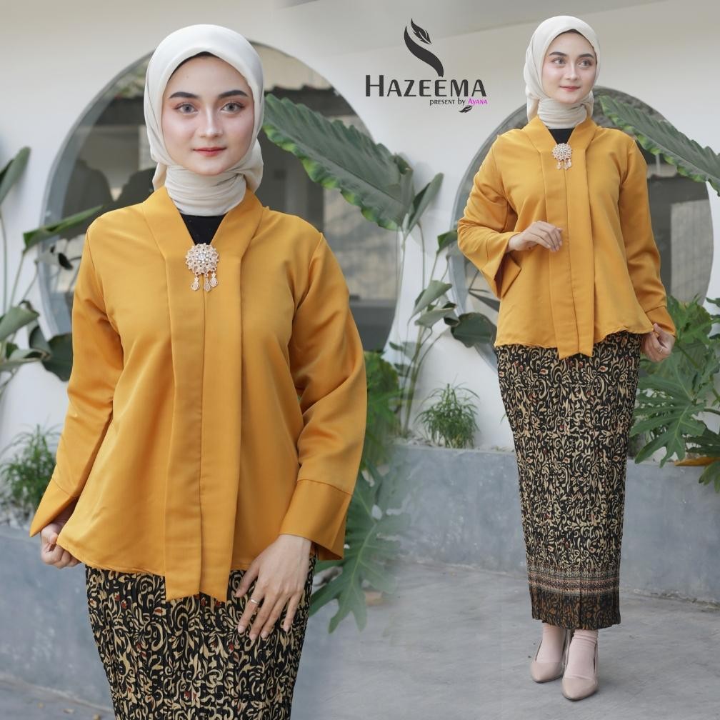 / Setelan Wanita Kekinian / Floy Kutu Baru Modern / Kebaya Floy / Kebaya Encim / Warna Baby Blue