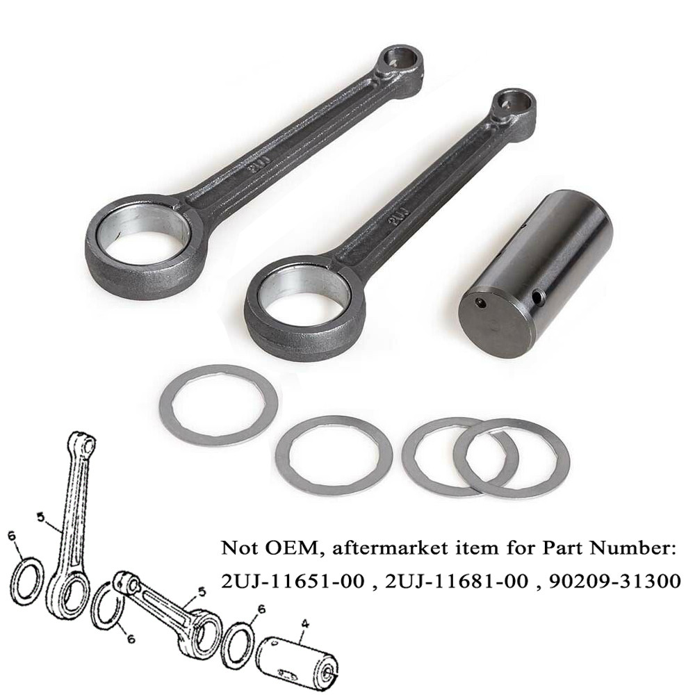 SHC Yamaha Virago XV125 1990- Virago XV250 1988- XV 125 XV 250 Route 66 Crankshaft Rod Connecting Co