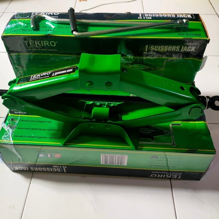 Dongkrak Jembatan Ulir TEKIRO 2 Ton - Dongkrak Mobil TEKIRO