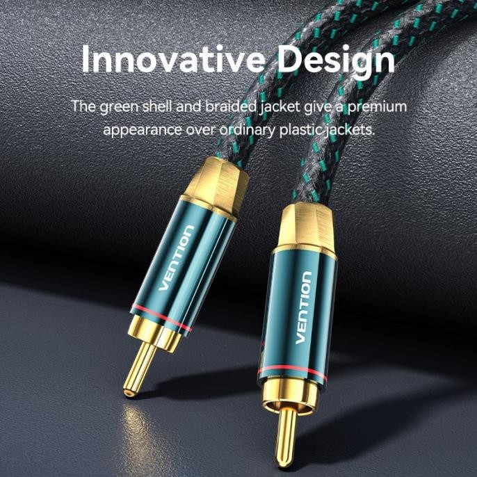 VENTION KABEL DIGITAL AUDIO COAXIAL JACK RCA MALE TO MALE AV SPDIF