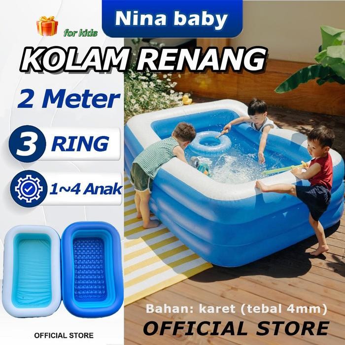 TERLARIS 210/260/305cm kolam renang anak kolam anak kolam renang anak anak kolam renang anak jumbo