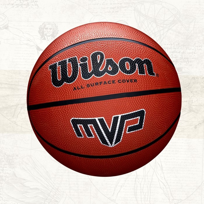 bola basket wilson mvp basketball size 7 [kualitas terbaik]