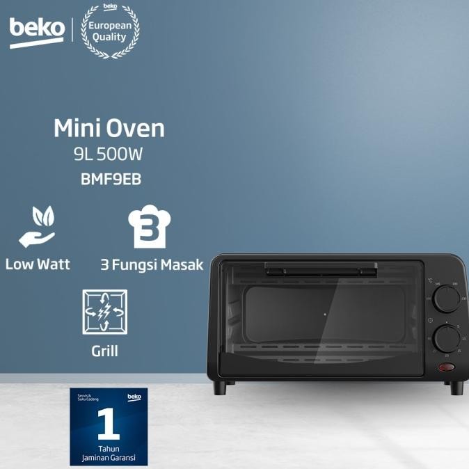 Ready Beko Mini Oven Bmf9Eb 9L 500W Original