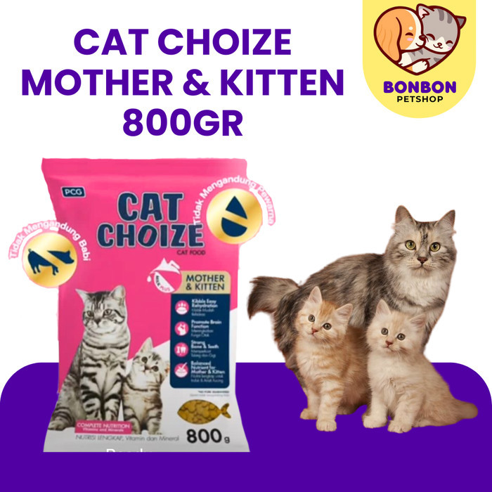 PROMO Cat Choize Mother & Kitten Baru 800gr Cat Choise Mother Baby Cat Choice Kitten Dry Food