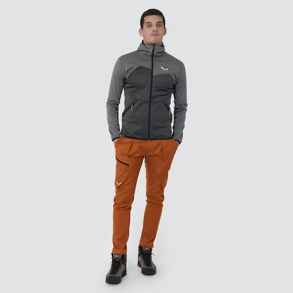 Jaket Gunung Salewa Puez Melange Polarlite Fullzip Hoody