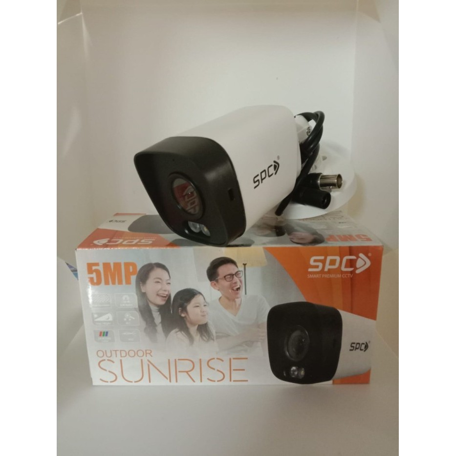 Camera Cctv Spc Sunrise Outdoor 5Mp, Malam Bisa Berwarna (Full Colour)