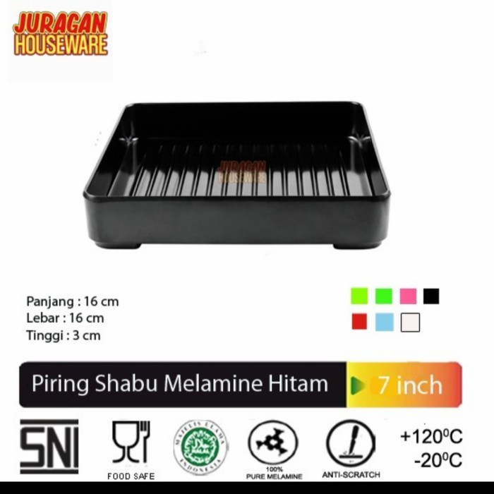Buruan beli] Piring Kotak Susun Piring Shabu Piring Melamin Piring Dragon P4807