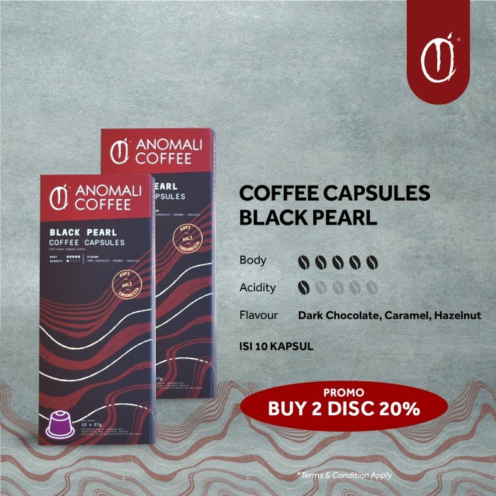 

Anomali Coffee Capsules Black Pearl Kode 1125