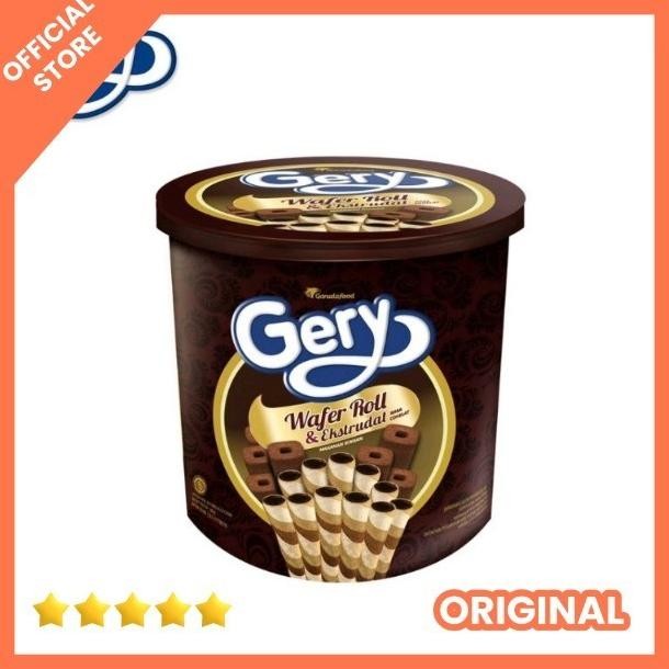 

Hot Sale Gery Wafer Roll Dan Ekstrudat 350Gr Kemasan Bucket - Toples Hot Sale